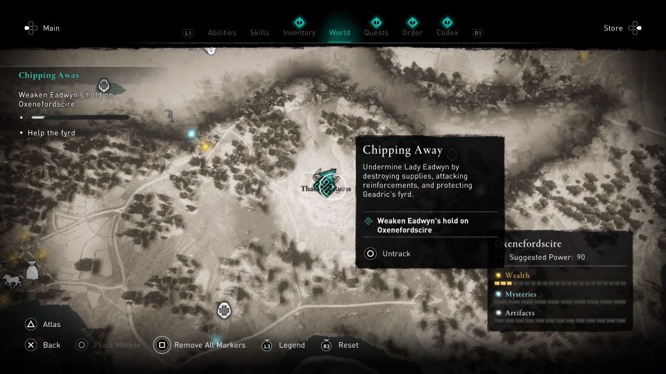 Assassin's Creed Valhalla Chipping Away Walkthrough