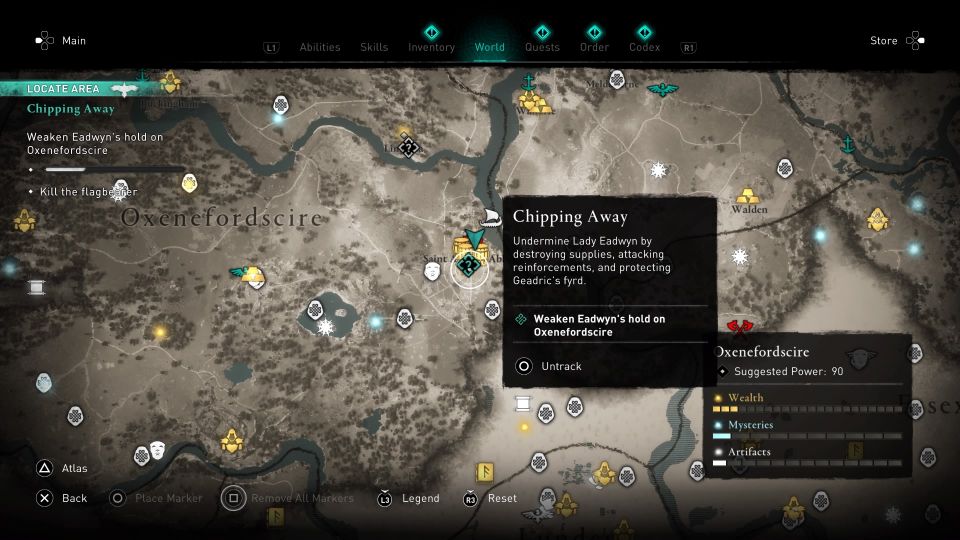 Assassin's Creed Valhalla Chipping Away Walkthrough
