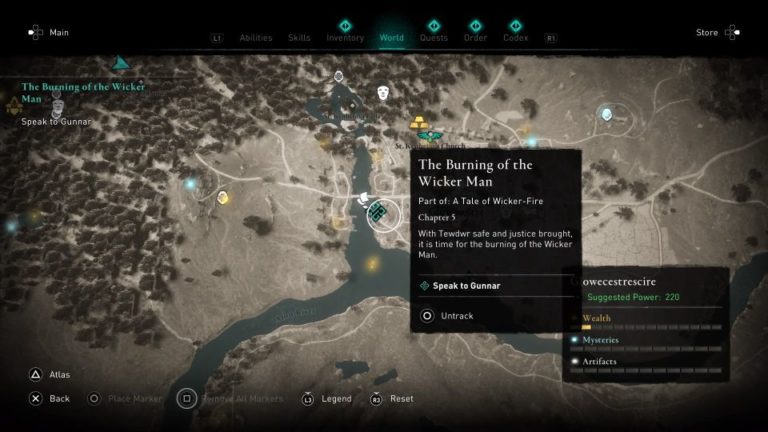 AC Valhalla The Burning Of The Wicker Man Walkthrough