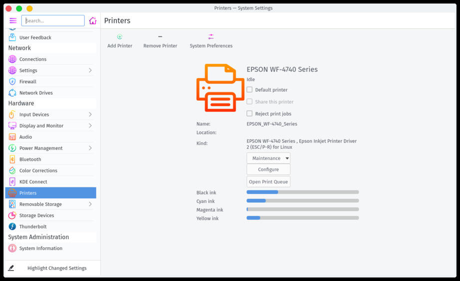 Installing an Epson Multifunction Printer on Arch Linux and Derivatives