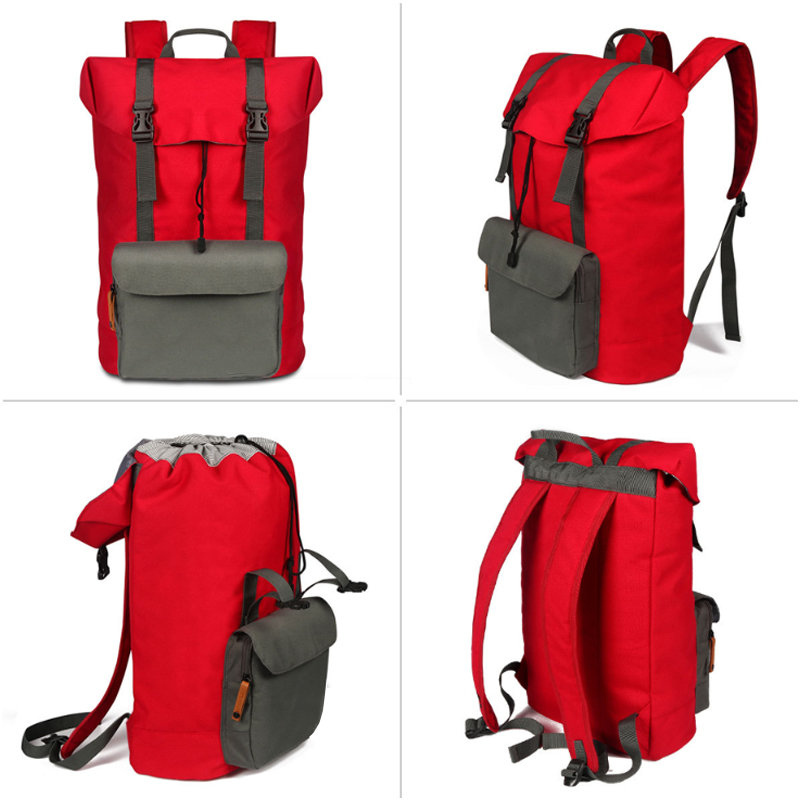 China Lightweight Sport Backpack Stylish Gray Oxford Backpack With