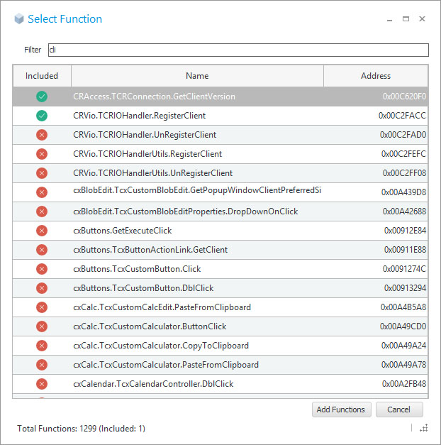 Themida > Protecting an application > Protection Macros