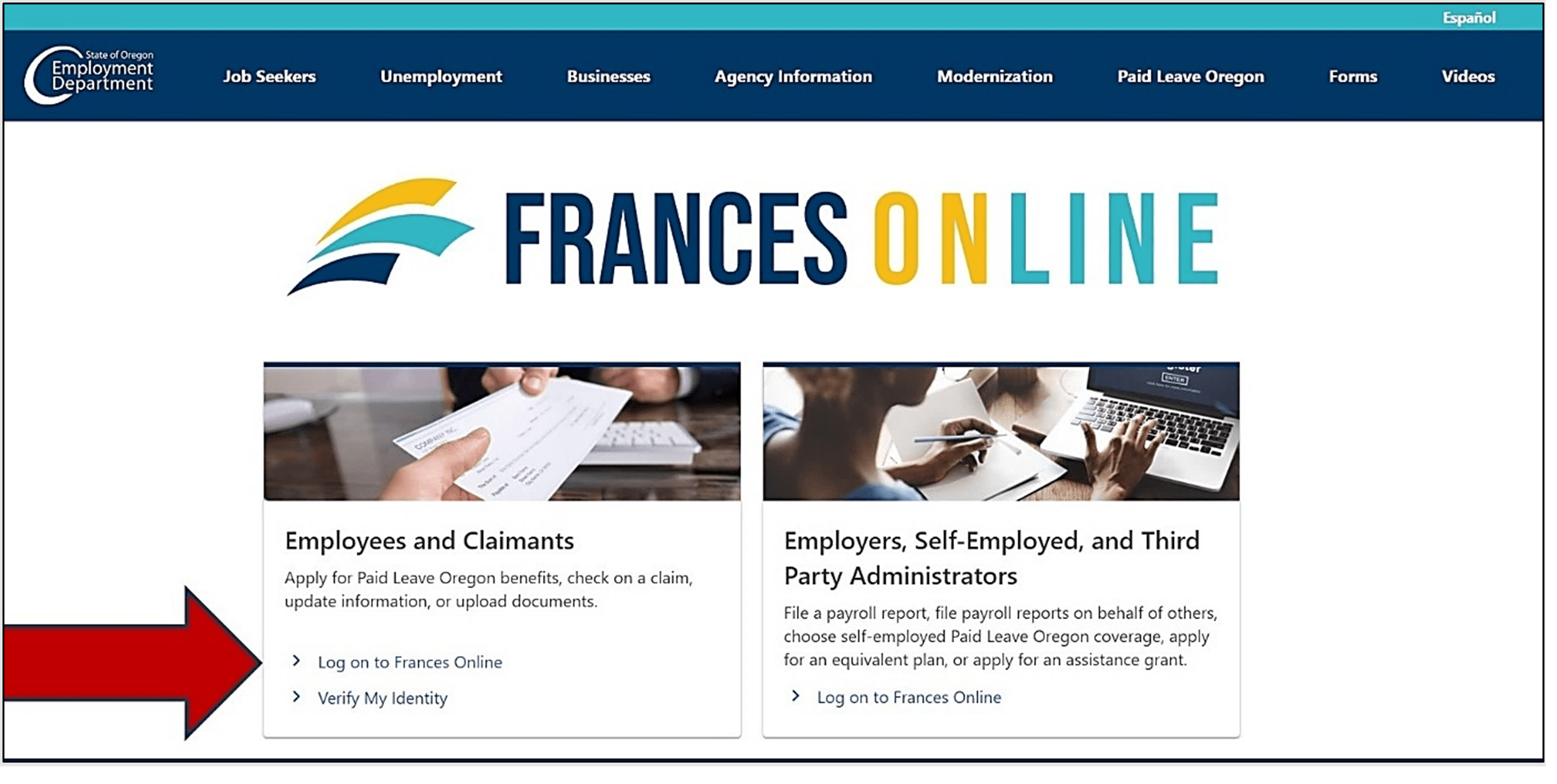  How to Create a Frances Online Account Agency Information State