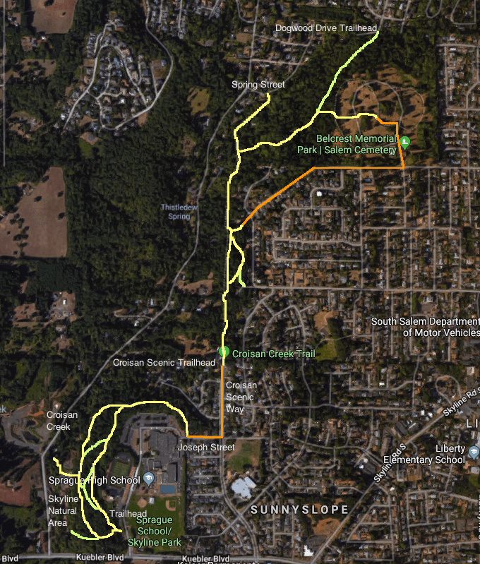 Croisan Creek Hike Hiking in Portland, Oregon and Washington