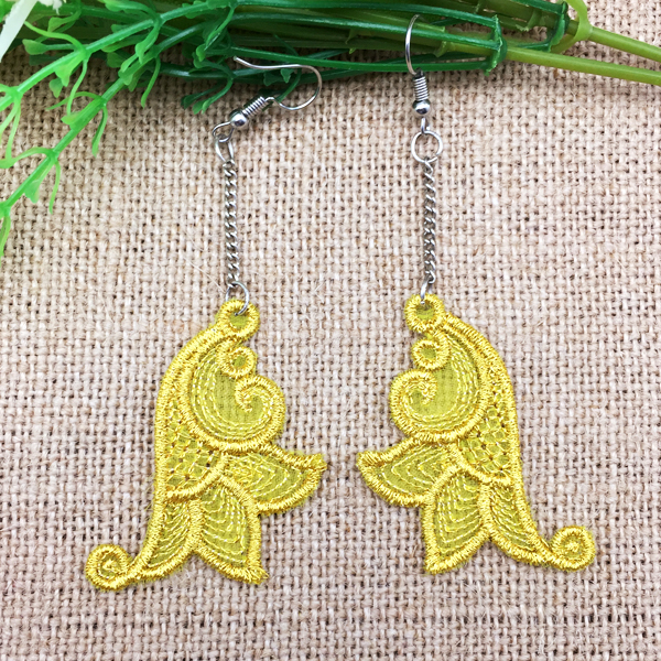 Organza Earrings OregonPatchWorks