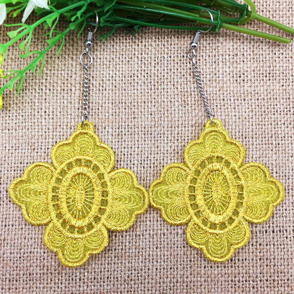 Organza Earrings OregonPatchWorks