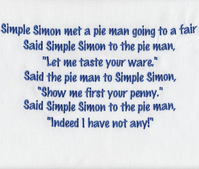 Nursery Rhymes Crib Spread OregonPatchWorks