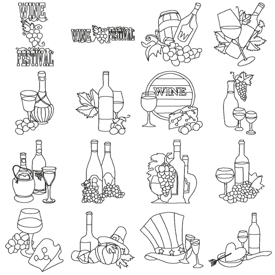 Wine Festival BW OregonPatchWorks