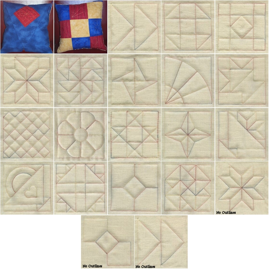 Quilt Block Outlines OregonPatchWorks