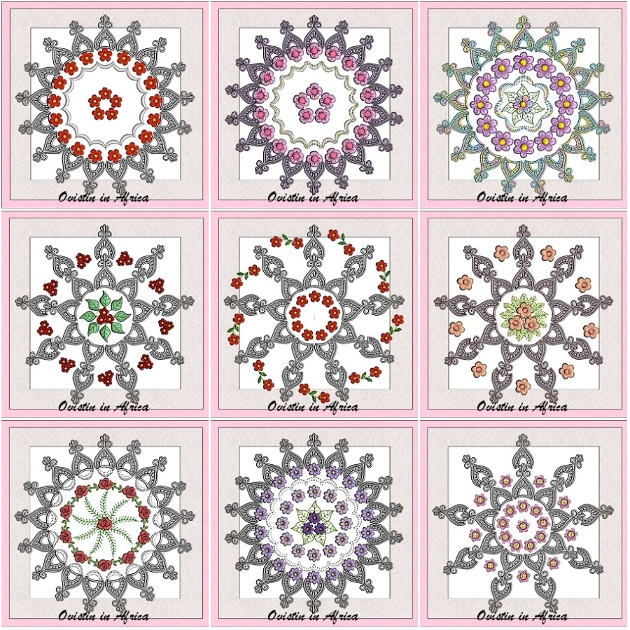 Lace Quilt Blocks 8x8 OregonPatchWorks