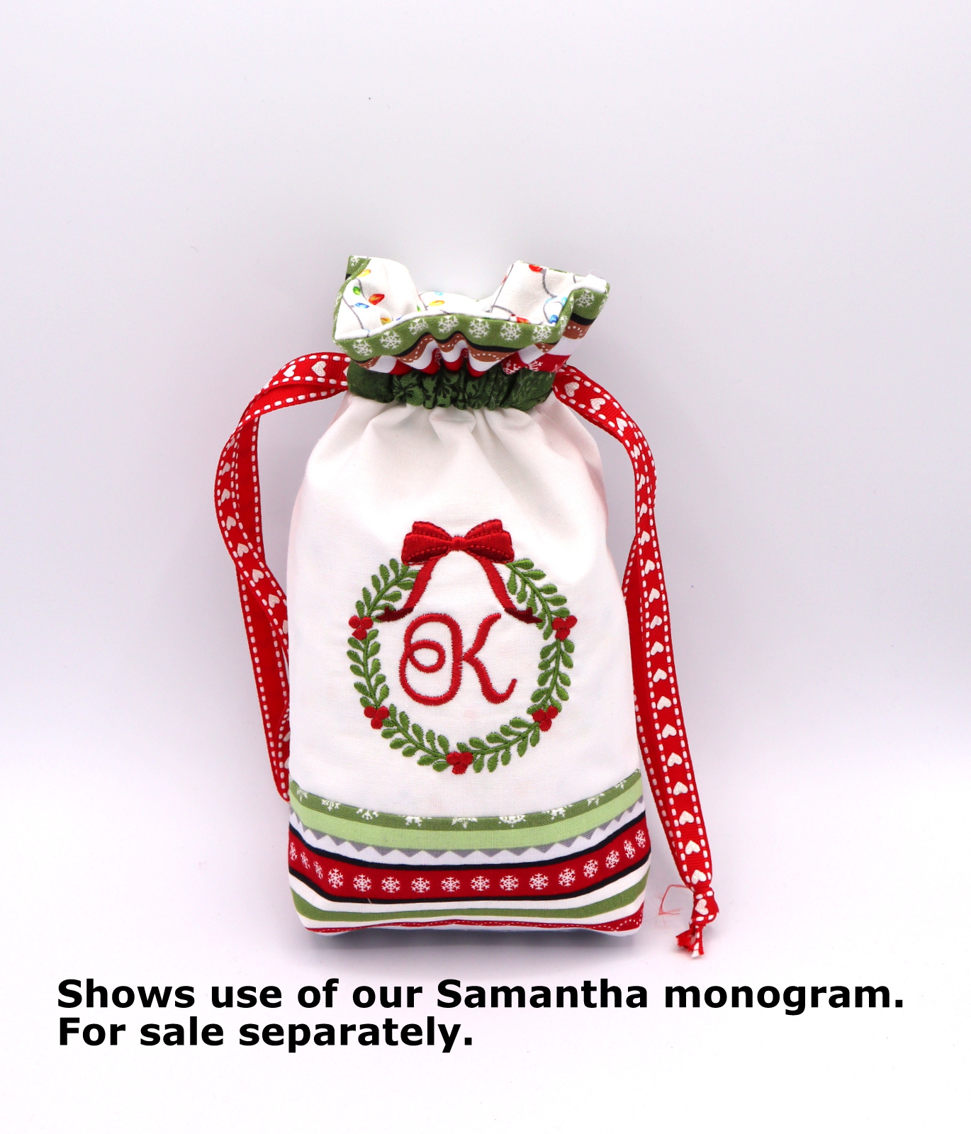 Christmas Drawstring Bags (6x10) OregonPatchWorks