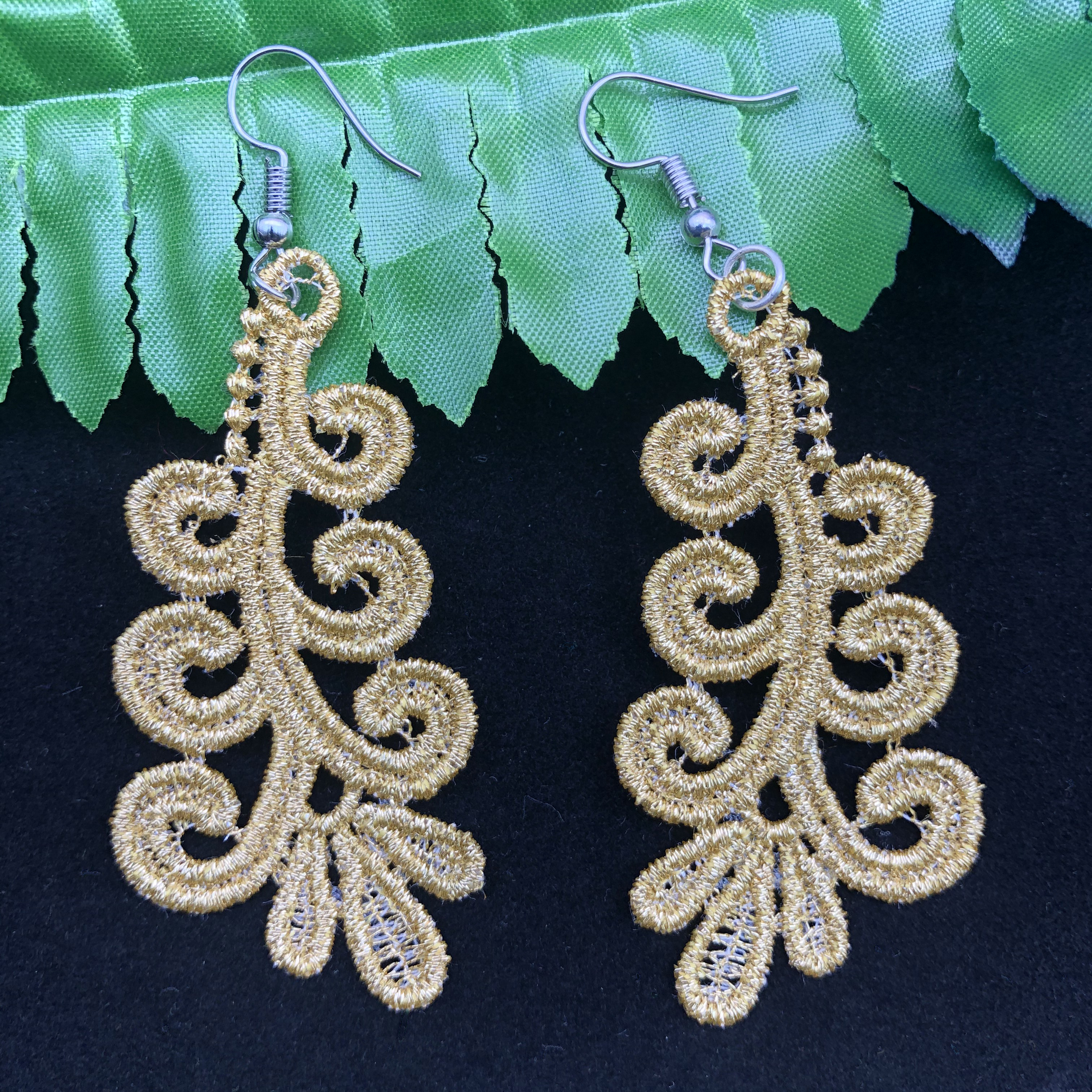 FSL Golden Earrings 3 OregonPatchWorks