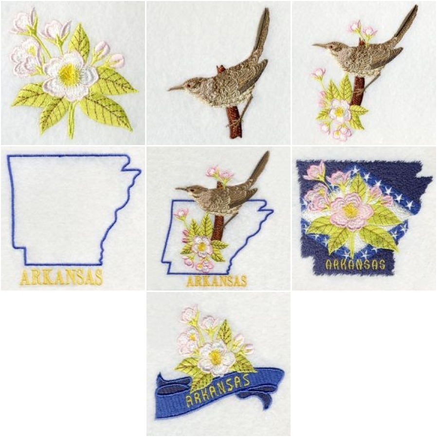 Arkansas Bird And Flower OregonPatchWorks