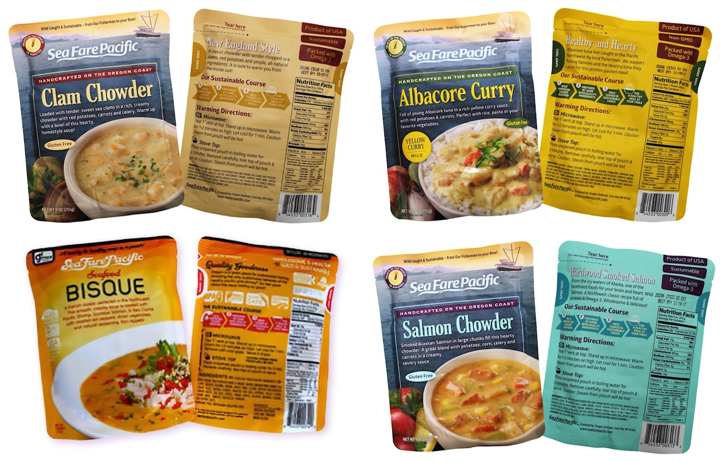 Soup Sampler 4 pack Oregon's Choice