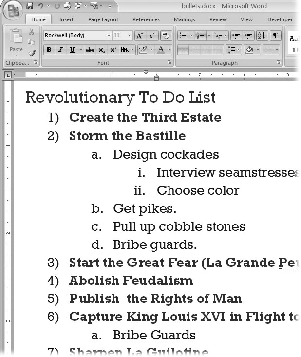 4. Formatting Text, Paragraphs, and Headings Word 2007 The Missing