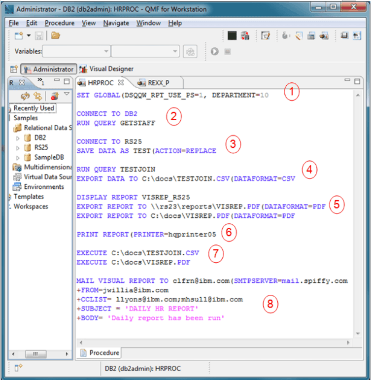 Adding conditional formatting Complete Analytics with IBM DB2 Query