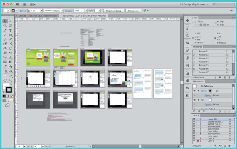 3. The Illustrator Workspace UI Design with Adobe® Illustrator®Discover the ease and power of