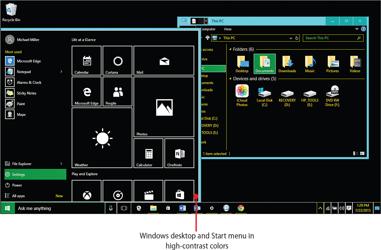 7. Making Windows Easier to Use My Windows® 10 Computer for Seniors