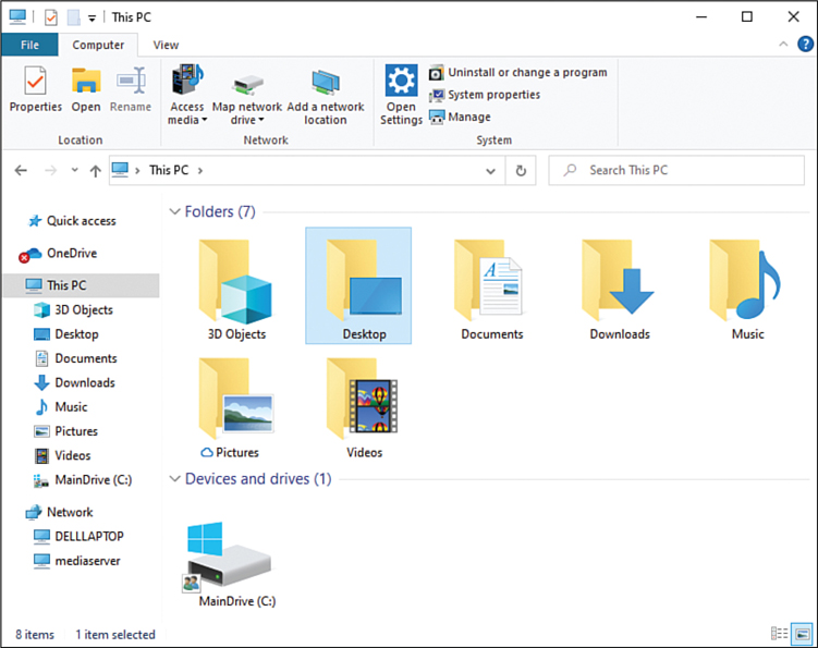 22. Using Files and Folders My Windows 10 Computer for Seniors, 3rd