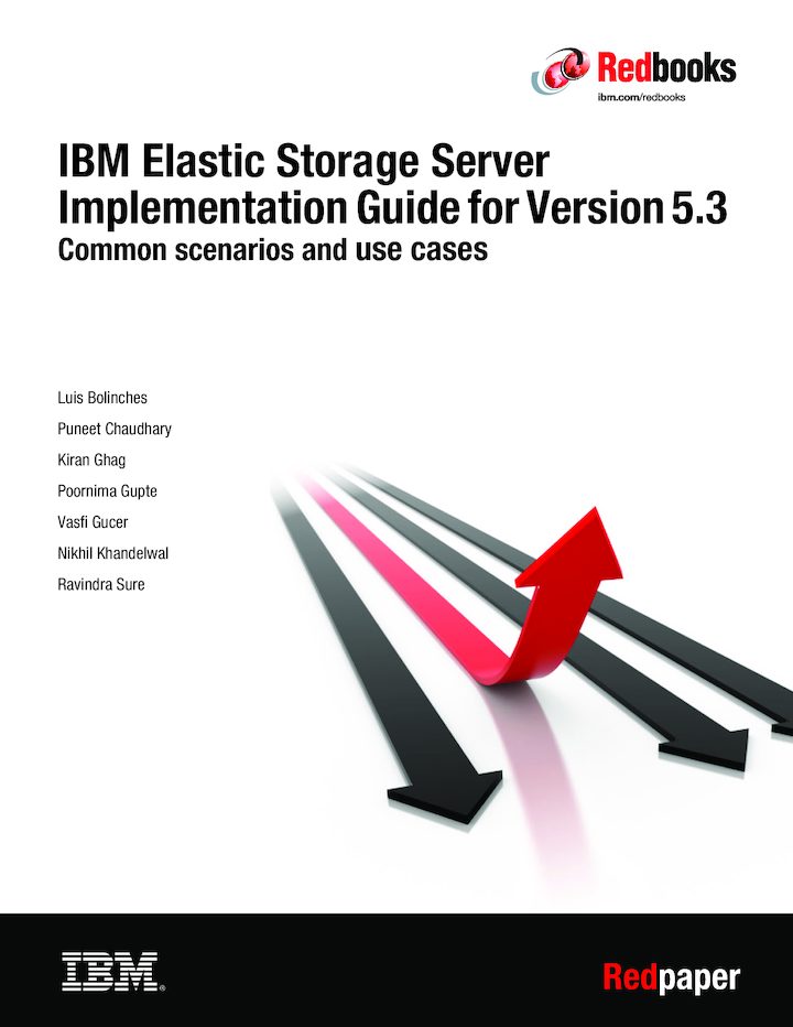 Front cover IBM Elastic Storage Server Implementation Guide for