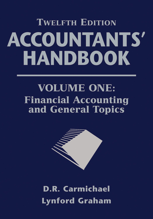 Cover Accountants' Handbook, Volume One, Financial Accounting and