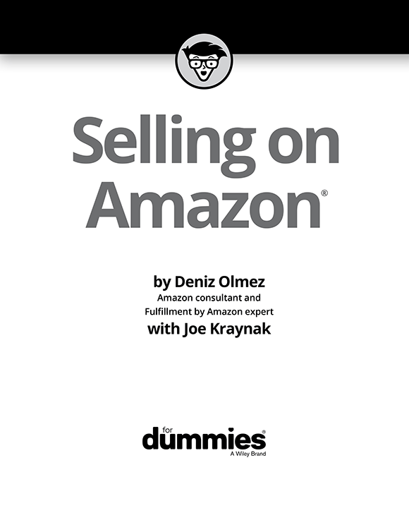 Title Page Selling on Amazon For Dummies [Book]