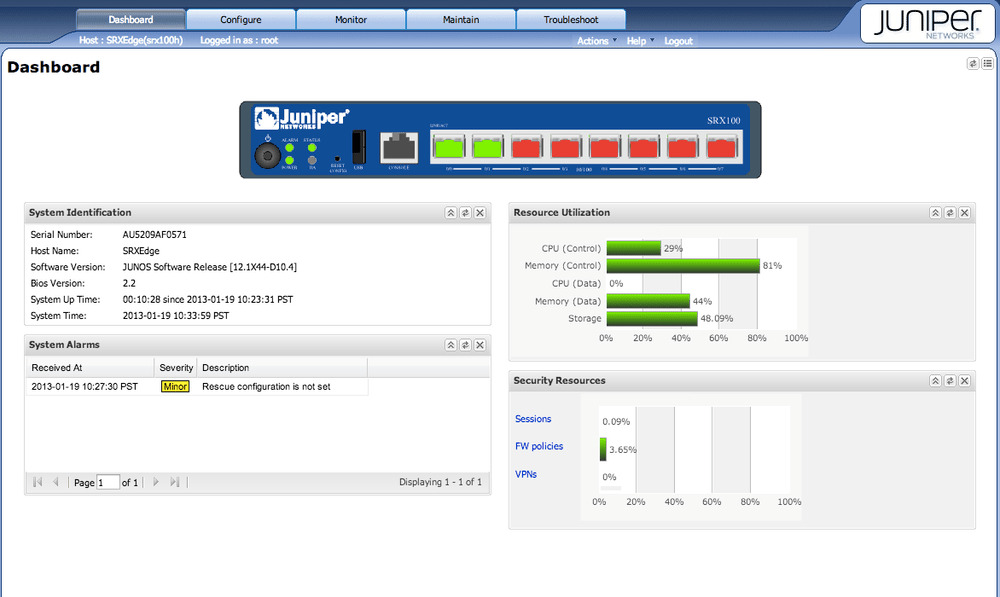 3. SRX GUI Management Juniper SRX Series [Book]