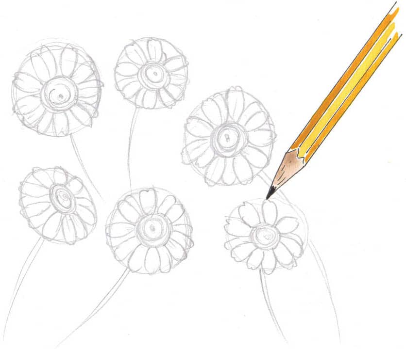 Plants & Flowers Easy Drawing [Book]