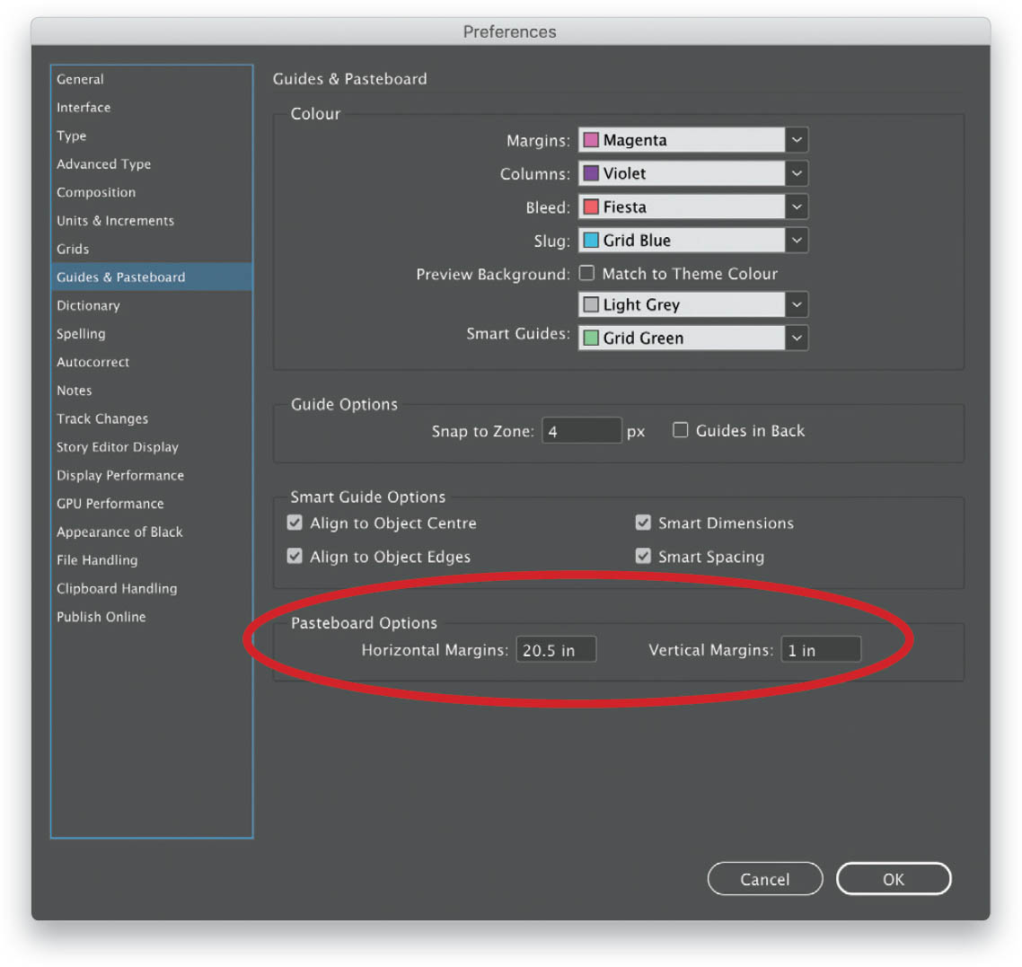 Change the Pasteboard Size? How Do I Do That In InDesign? [Book]