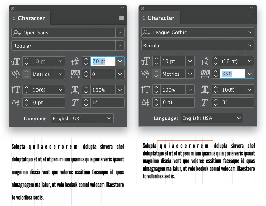 Adjust Leading and Tracking? How Do I Do That In InDesign? [Book]