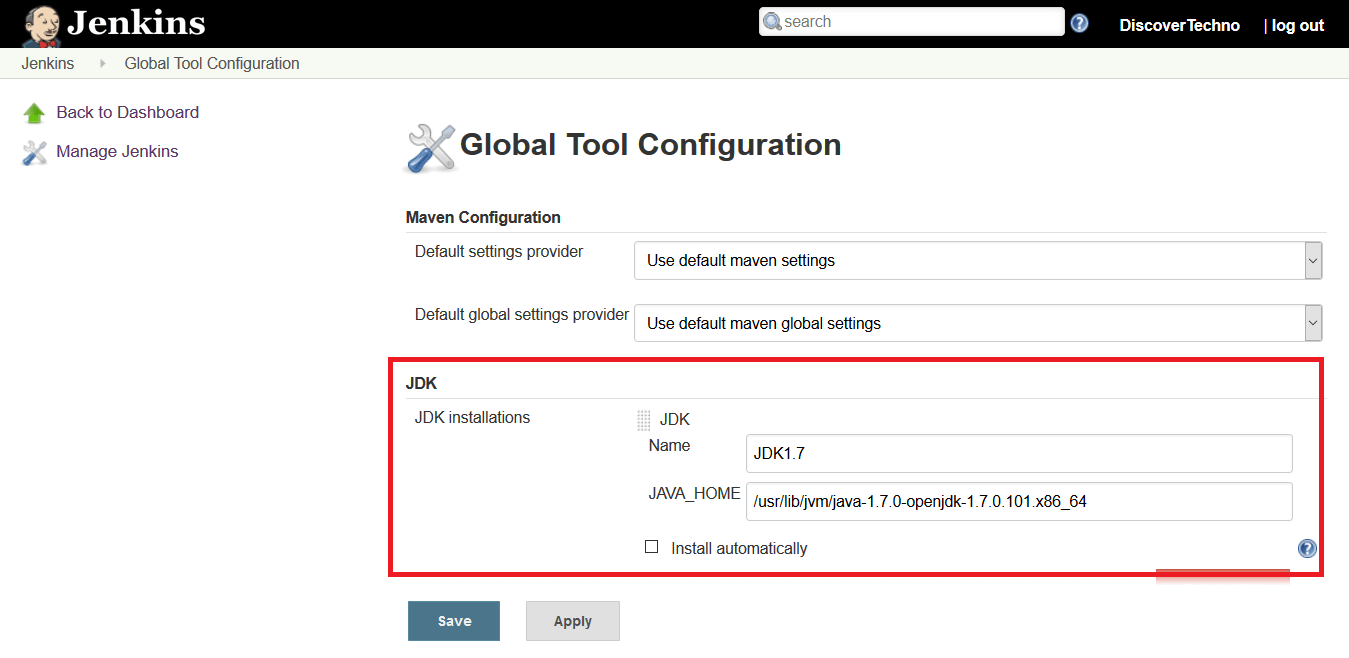 Global Tool Configuration in Jenkins DevOps Bootcamp [Book]