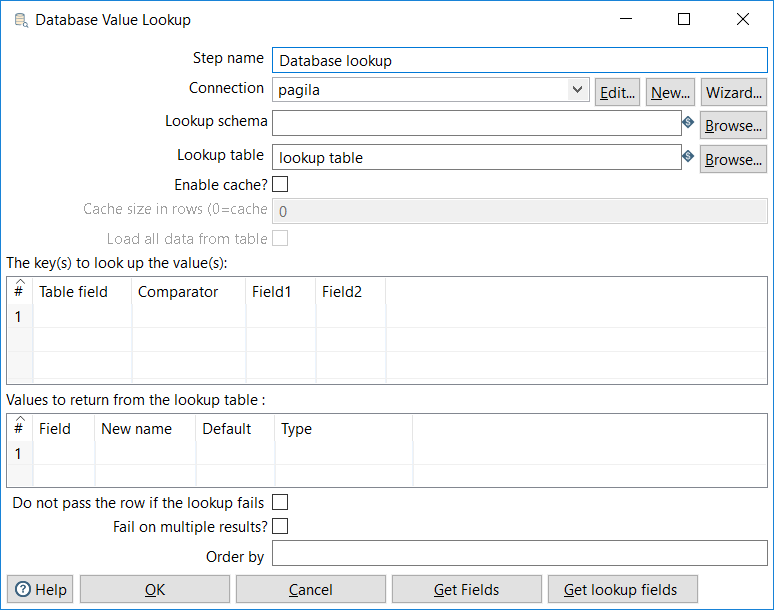 Doing simple lookups with the Database Value Lookup step Learning