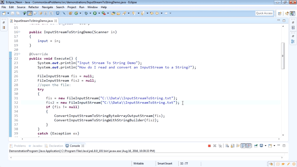 How do I convert an InputStream to a string in Java? O’Reilly