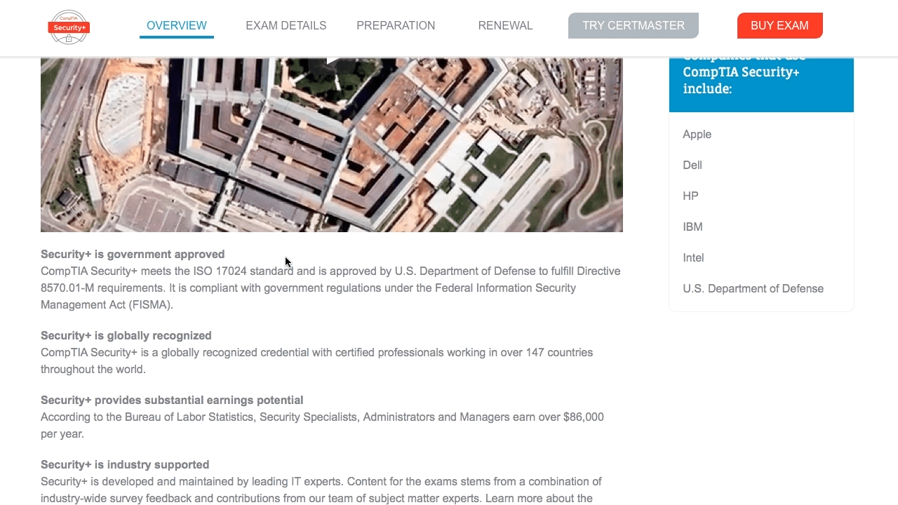 What is the Security+ certification, who administers it, and how can I