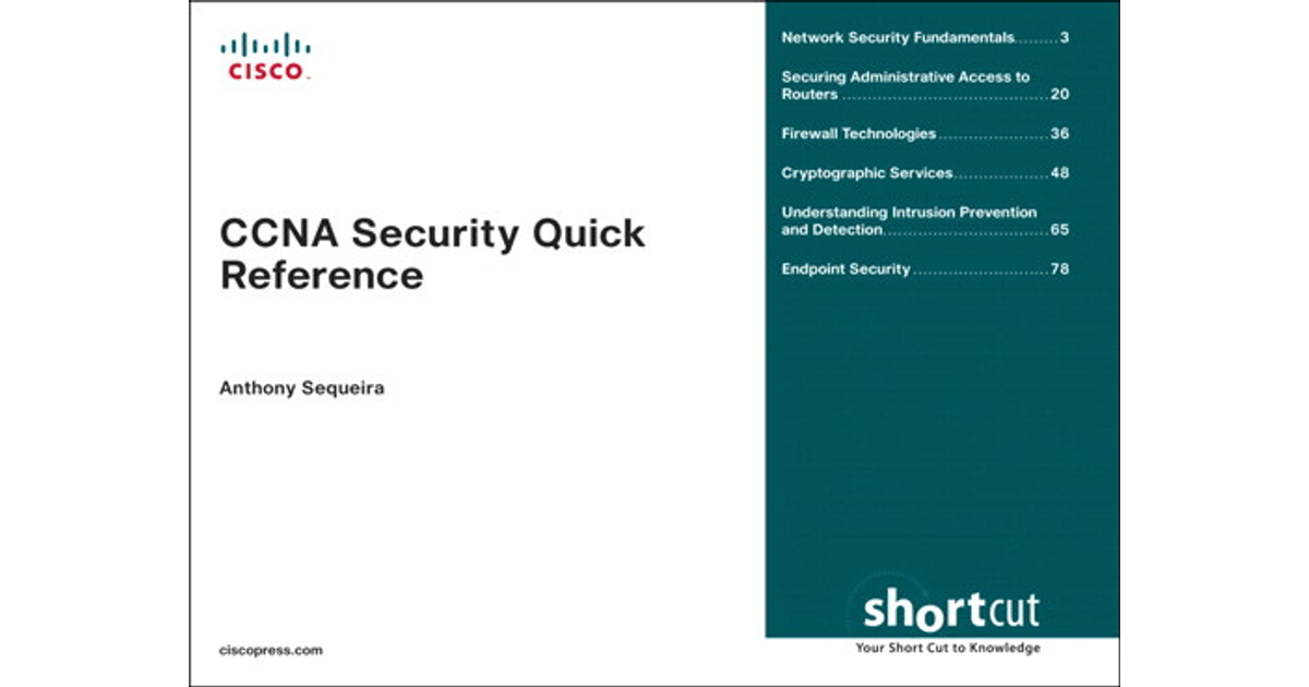 CCNA Security Quick Reference [Book]