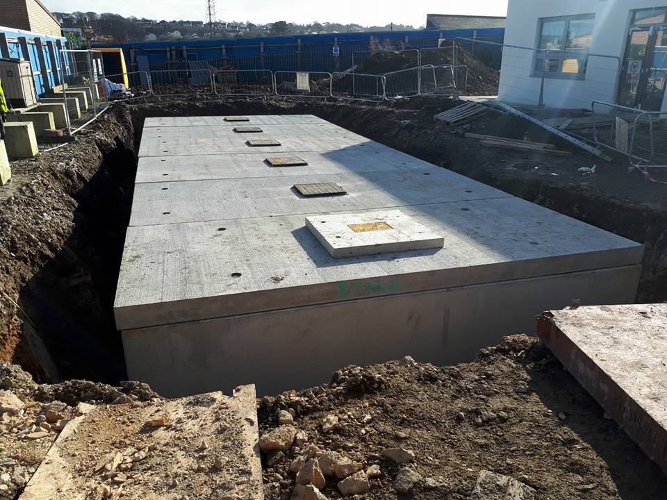 Underground Firefighting Water Storage System O'Reilly Oakstown