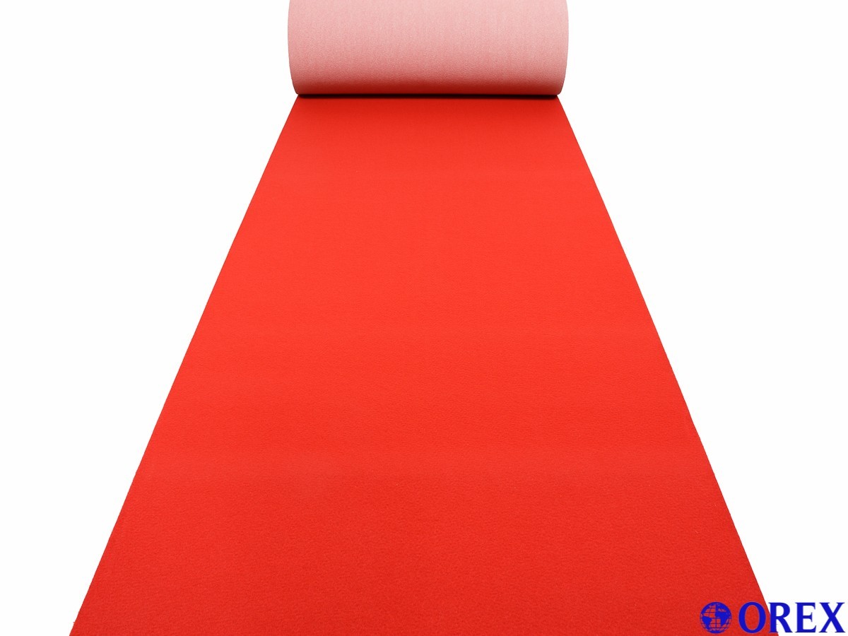 VIP Roter Teppich Red Carpet Hochzeitsteppich Läufer rot Breite 2m (3