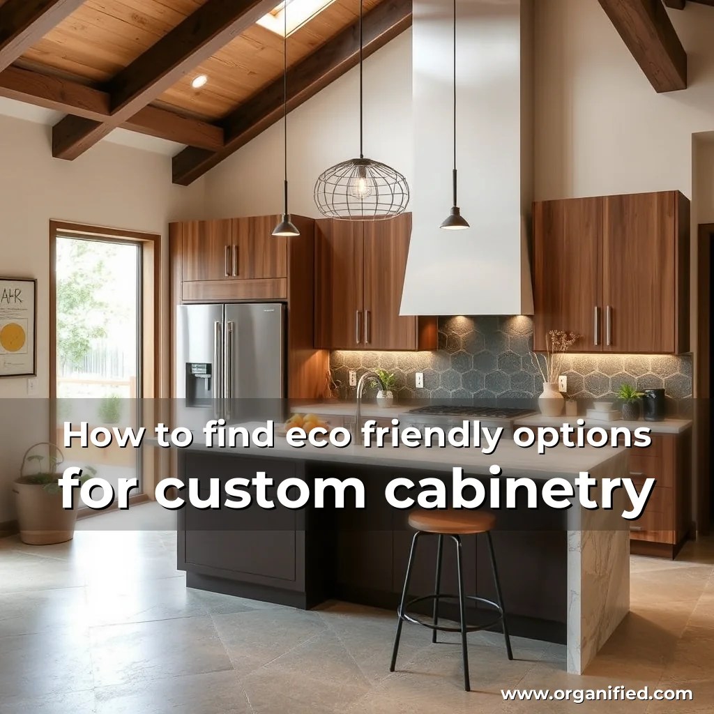 How to find eco friendly options for custom Organified