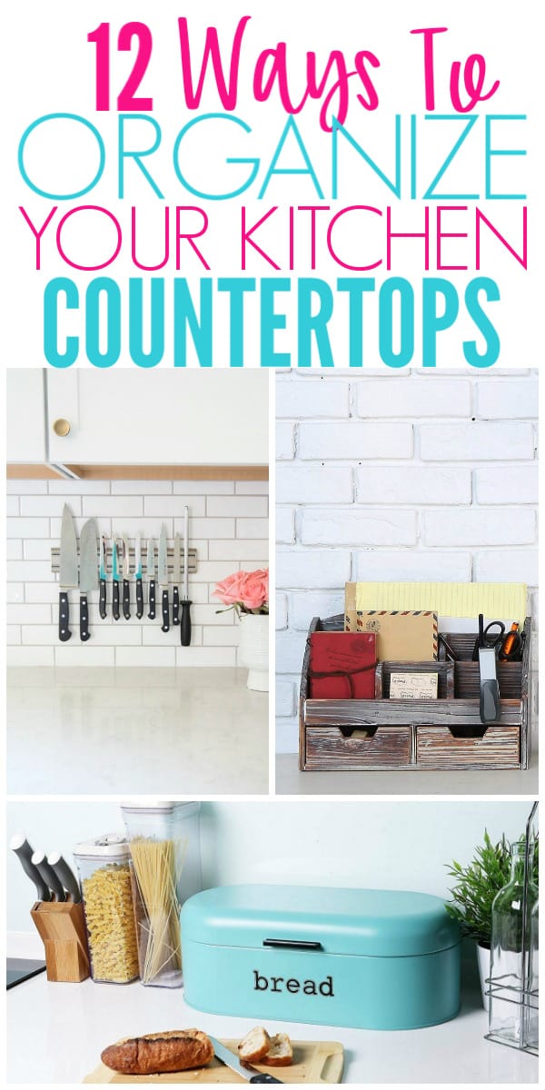 12 Ways To Organize Kitchen Countertops Organization Obsessed