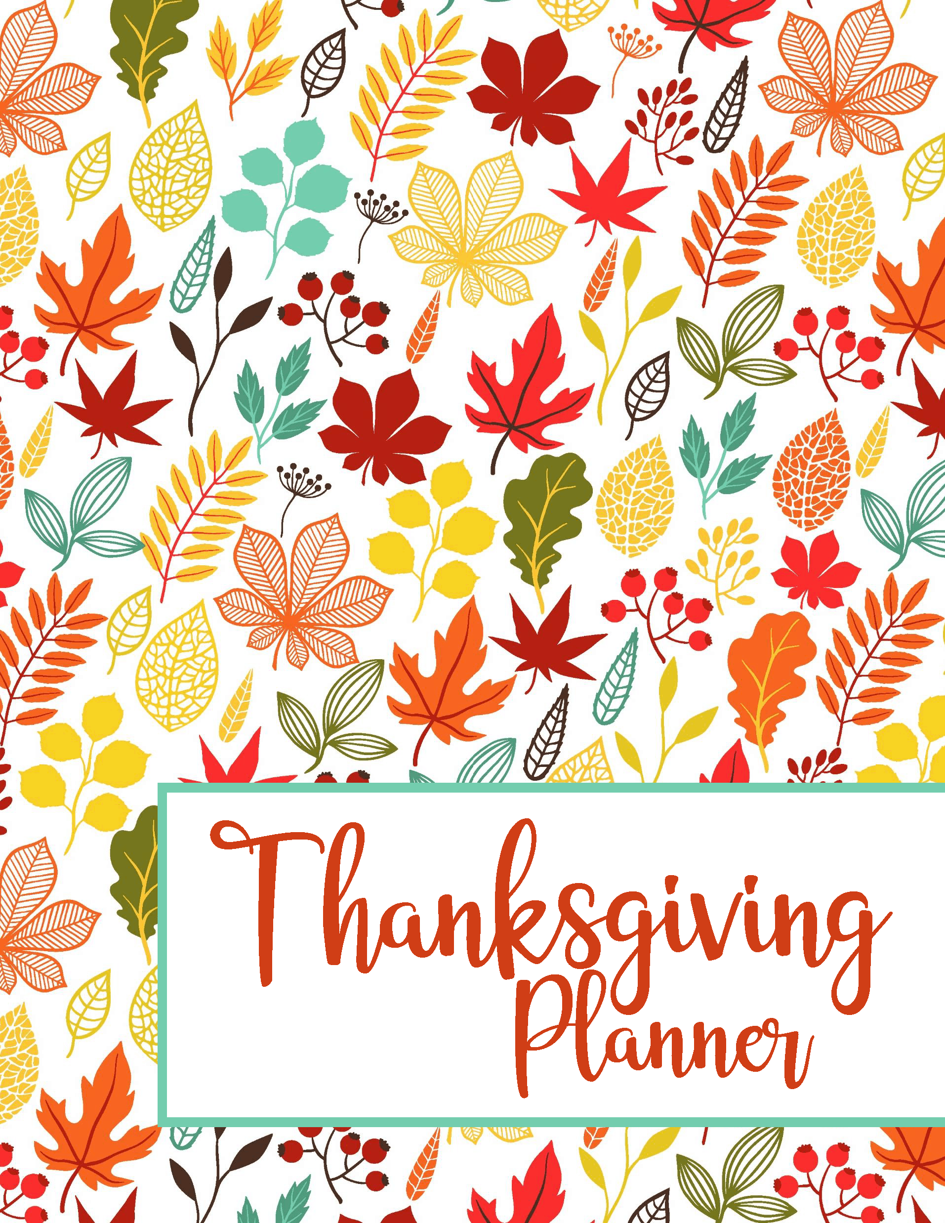 Thanksgiving Planner_Page_01 Organization Obsessed