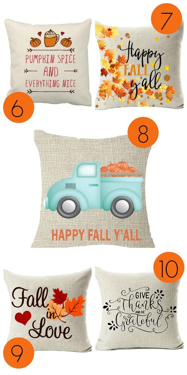 Cheap Fall Throw Pillows For Less Than 10 Dollars Organization Obsessed