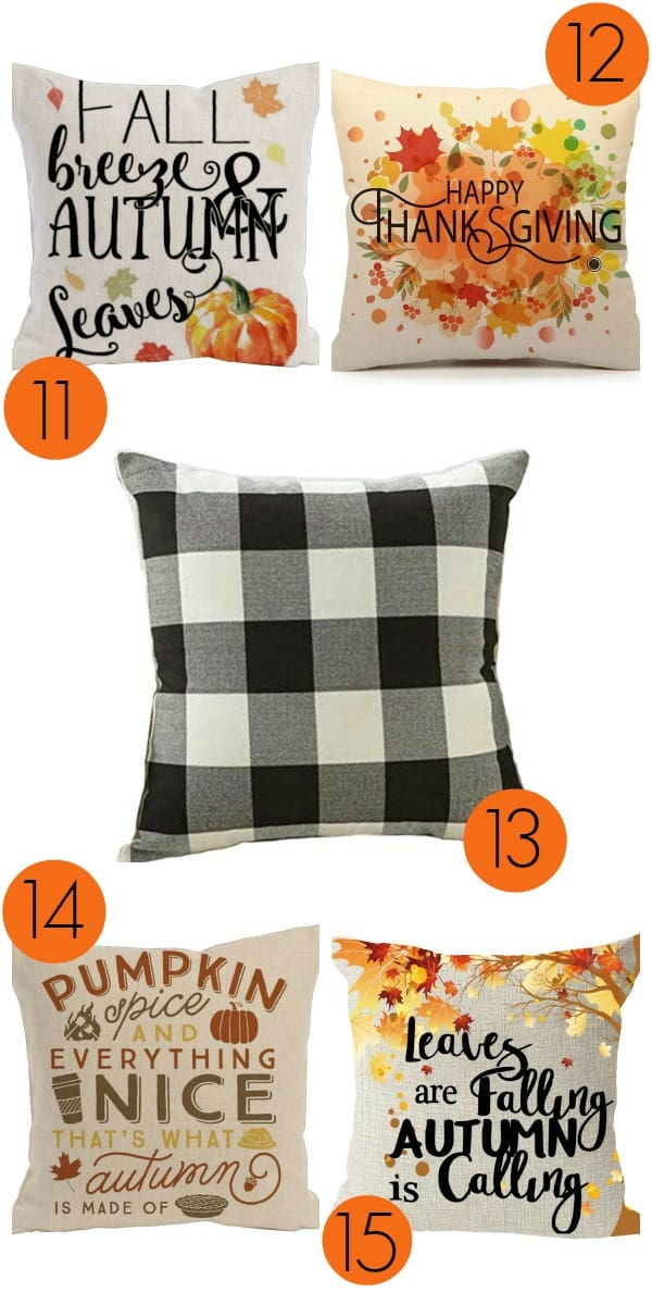 Cheap Fall Throw Pillows For Less Than 10 Dollars Organization Obsessed