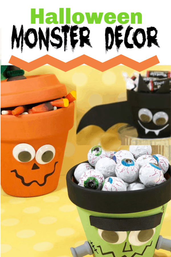 Monster Halloween Decor Craft Organized Island