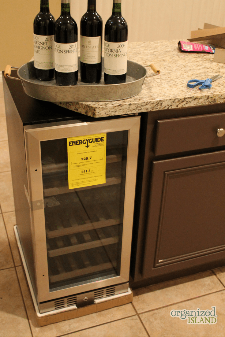 Wine Storage Made Sleek and Simple with NewAir Organized Island