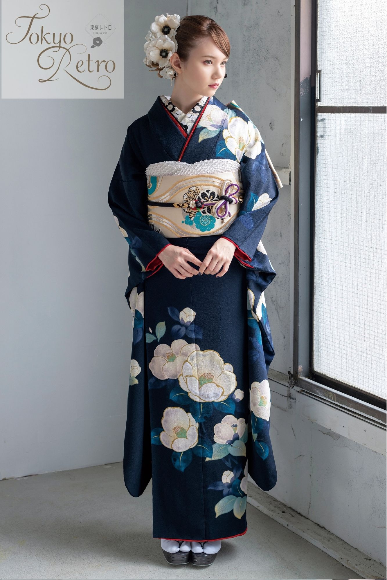 OR2229 ｜東京レトロ（シンプルこげ茶）人気振袖 成人式レンタル可