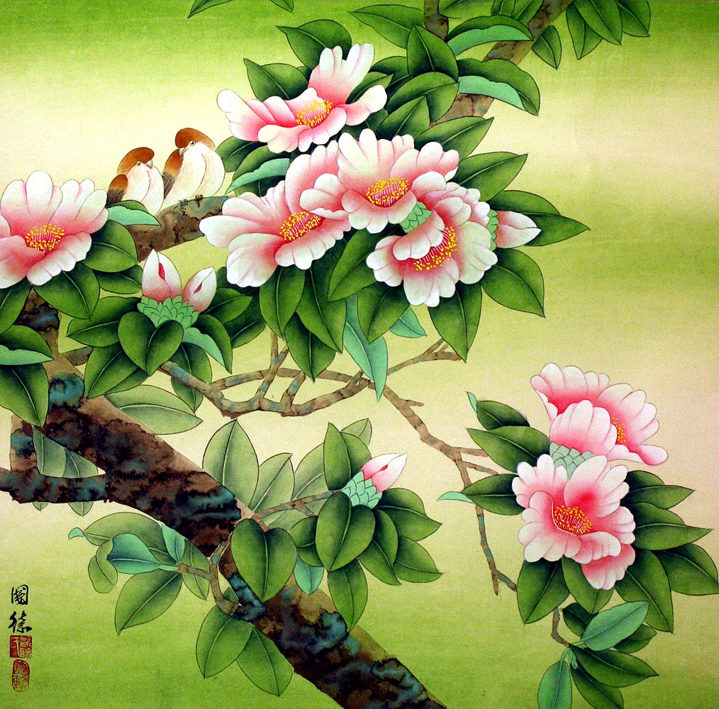 Flower Painting Asian Art Bargain Bin Chinese Artwork
