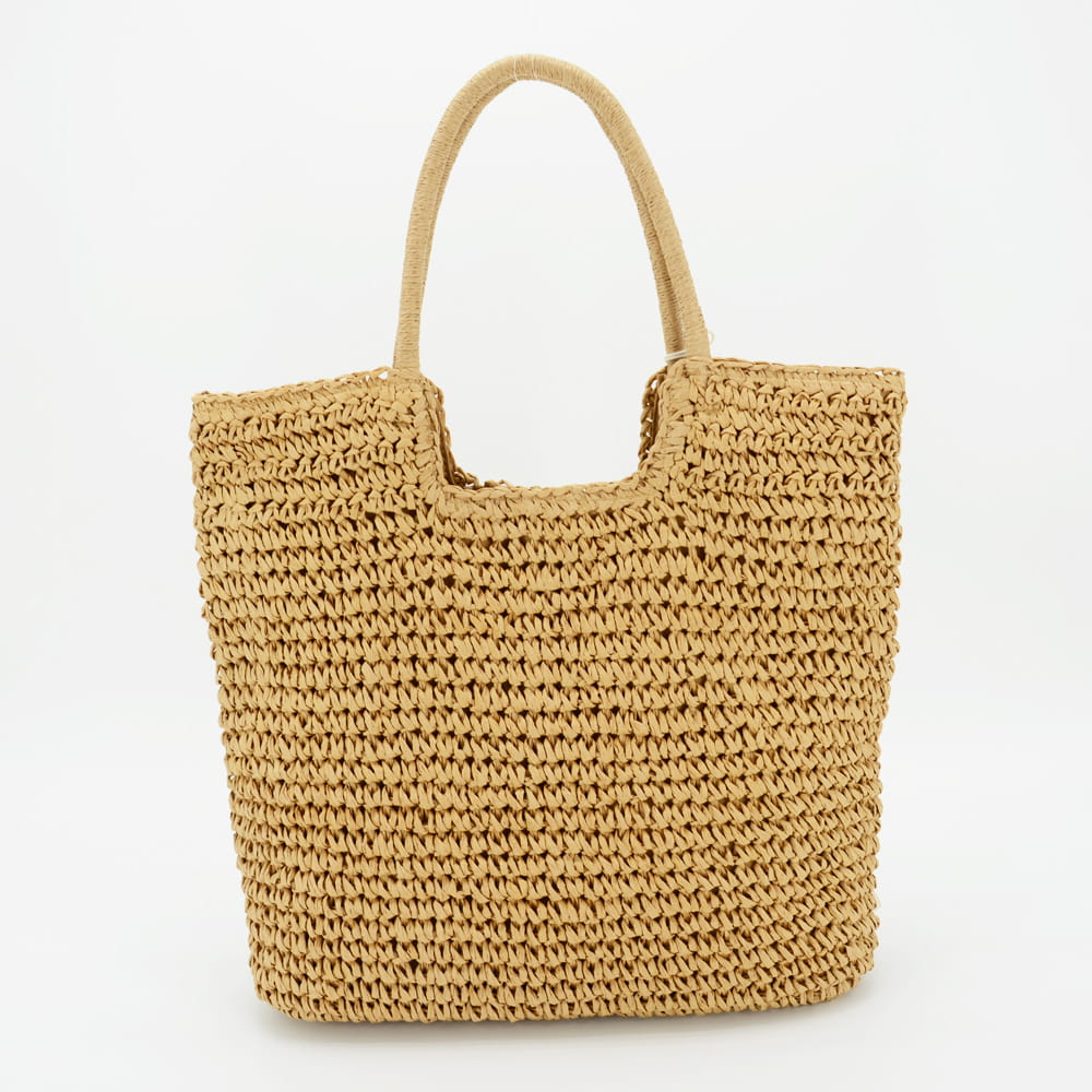 plain brown straw tote bag for women100 paper