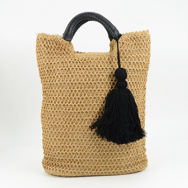 Straw Tote Bags Wholesale Affordable Crochet Straw Bags For Women