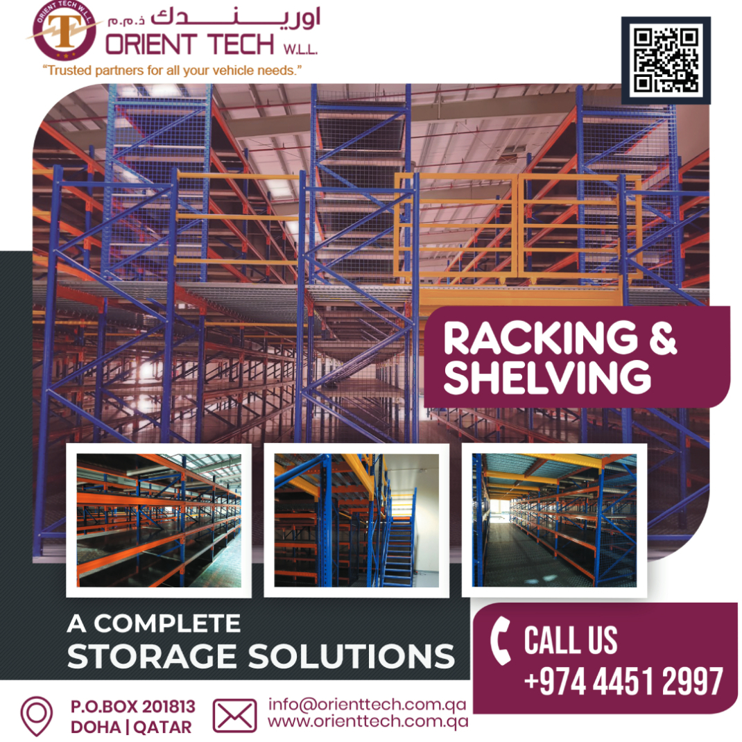 Racking System In Qatar, Steel Rack Suppliers In Qatar, Steel Shelves