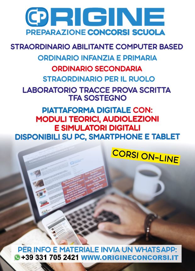 Esclusiva: Bicocca Definitivi Senza Preselettiva Tfa Sostegno E Sede - "Origine" Preparazione Concorsi Scuola